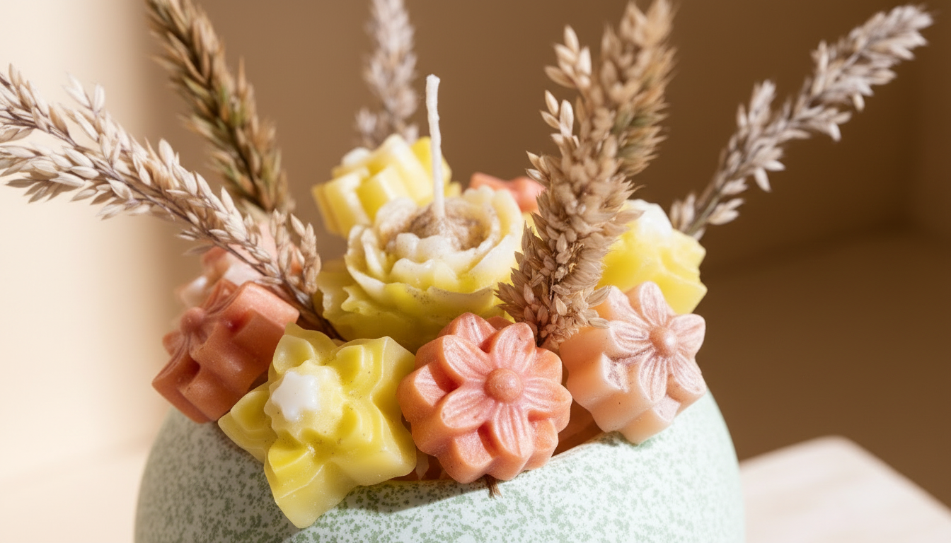 Detalle vaciado artesanal en parafina — regalos de parafina Quito, Albor Tallado